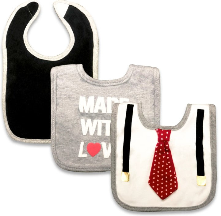 Modern Baby Drooler Bibs - 3 pack