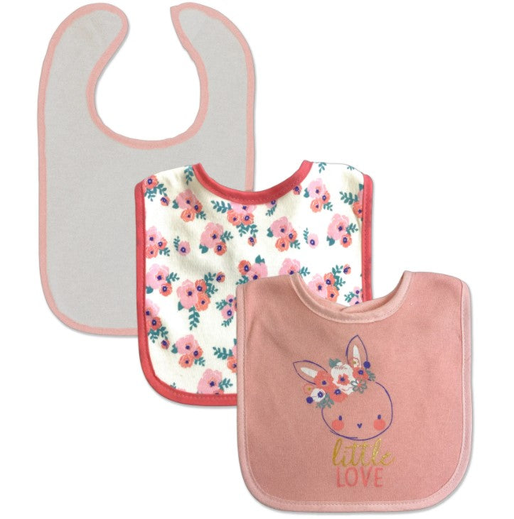Modern Baby Drooler Bibs - 3 pack