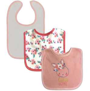 Modern Baby Drooler Bibs - 3 pack