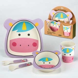 Bamboo 5 pc Childrens Dinnerware Set - Matarow