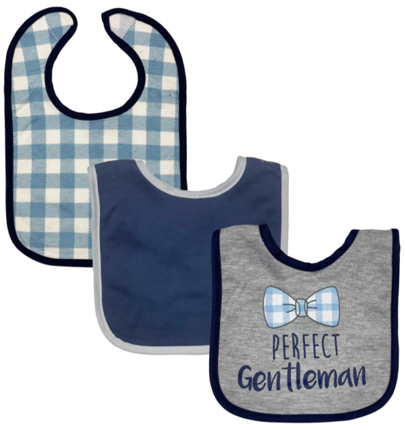 Modern Baby Drooler Bibs - 3 pack