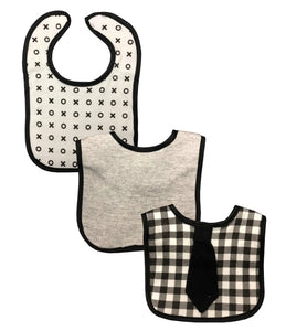 Modern Baby Drooler Bibs - 3 pack