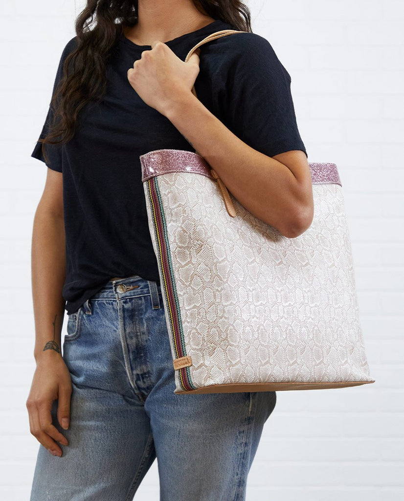 Consuela Slim Tote - Clay