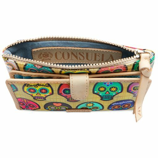 Consuela Slim Wallet - Sugar Skulls