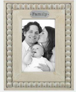 Wood 4X6 White Washed Photo Frame