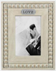 Wood 4X6 White Washed Photo Frame
