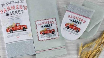 Farmer's Market Tea Towel
