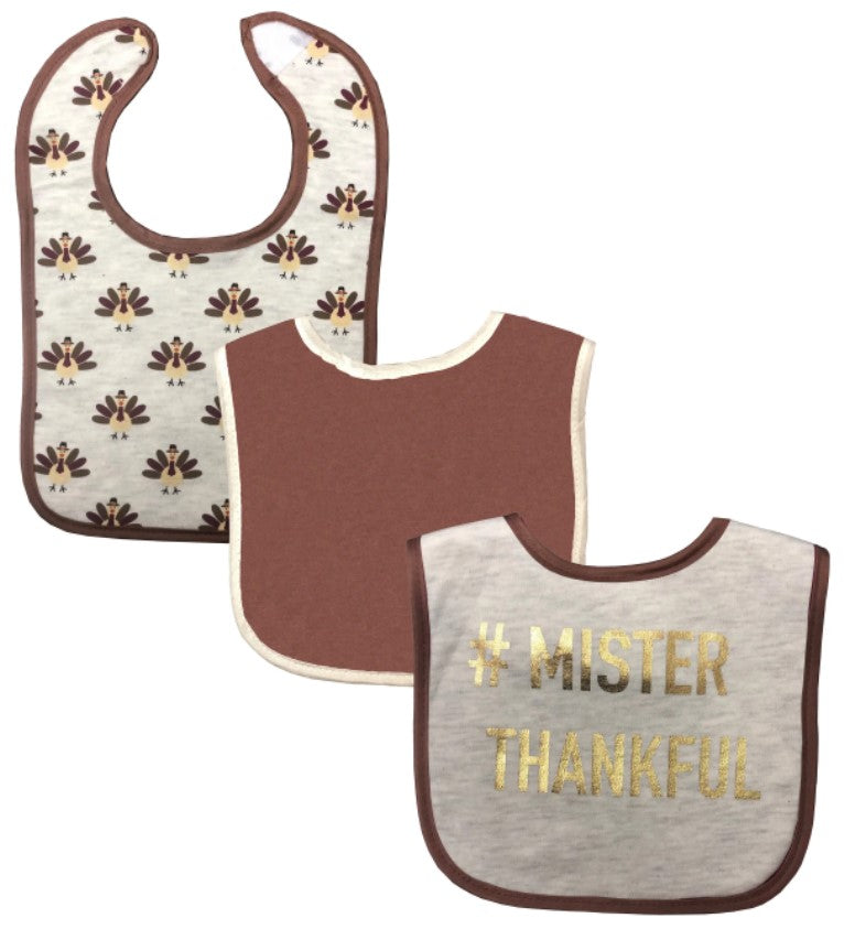 Modern Baby Drooler Bibs - 3 pack