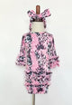 Wild Pink Leo Baby Gown