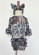 Western Turq Baby Gown