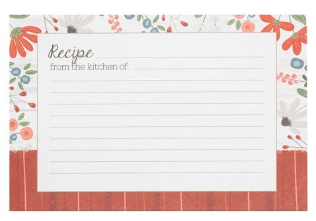 Recipe Cards