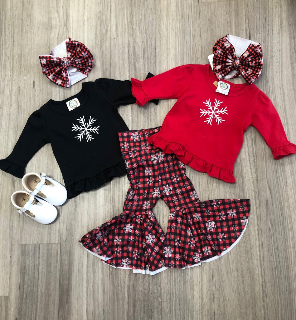 Snowflake Bell Bottoms