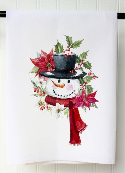 Christmas Flour Sack Tea Towels