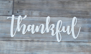 Thankful - Word - Matarow