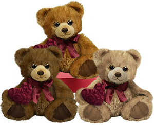 Valentine Minky Bear 7 In.