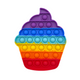 Cupcake Rainbow Pop Fidget Toy