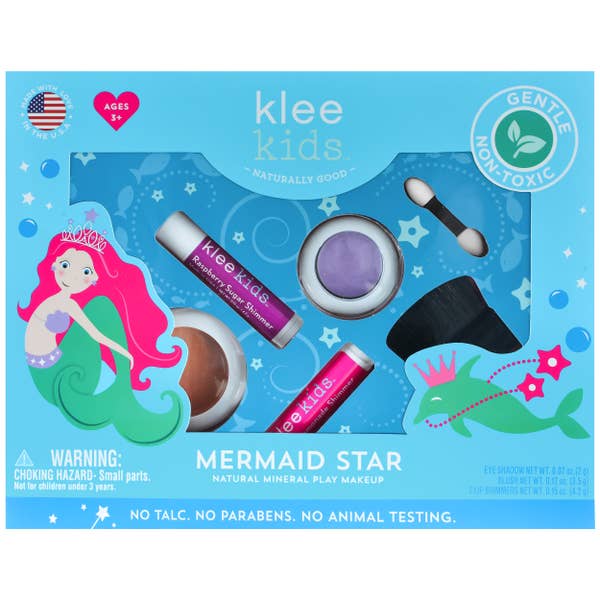 Mermaid Star - Klee Kids Natural Play Makeup 4-PC Kit