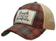 Back Roads & Bonfires Distressed Trucker Cap