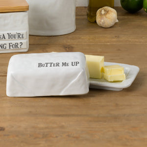 Butter Me Up Butter Dish w/Lid
