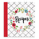 Classic Kitchen Floral Recipe Binder