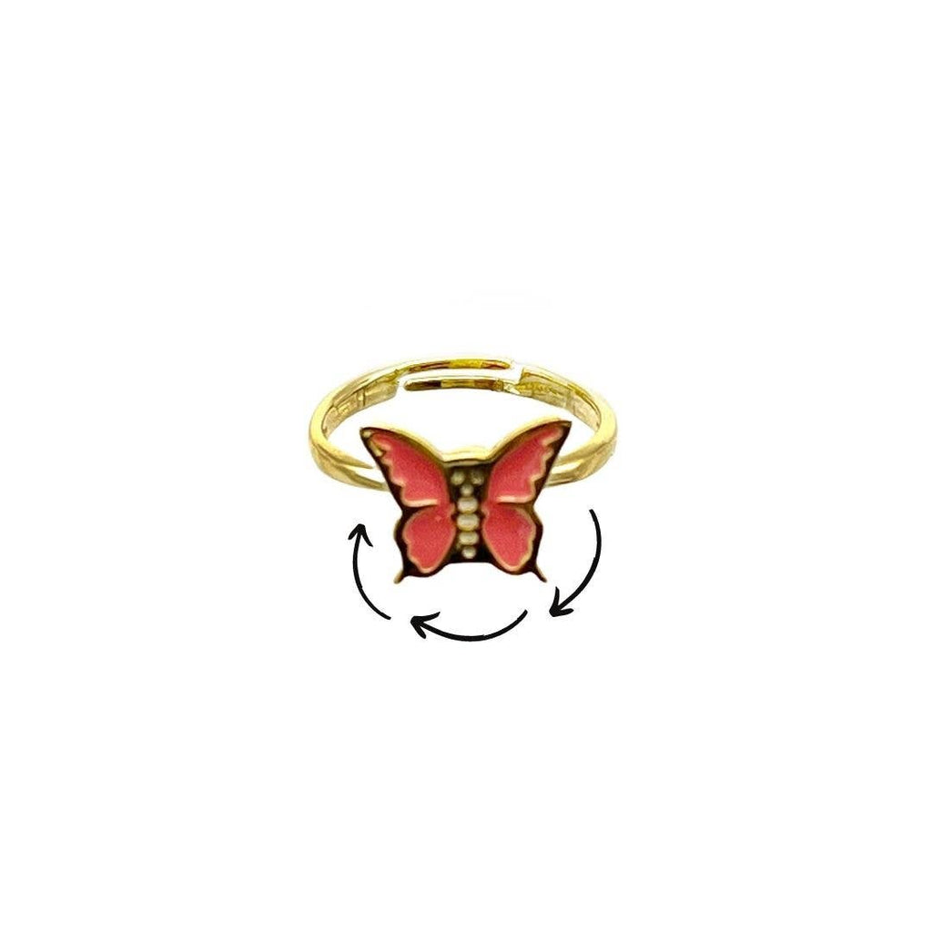 Butterfly Fidget Spinner Ring