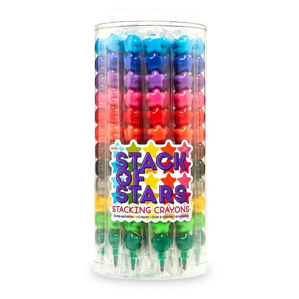 Stack of Stars Stacking Crayons