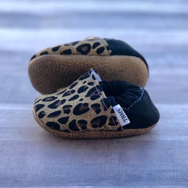 Tan Leopard Moccasins - Matarow