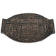 Hand Scraped Black Wood Tray