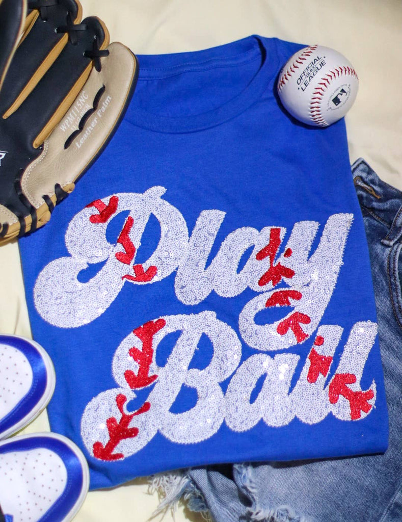 Play Ball Baseball Short Sleeve Tee