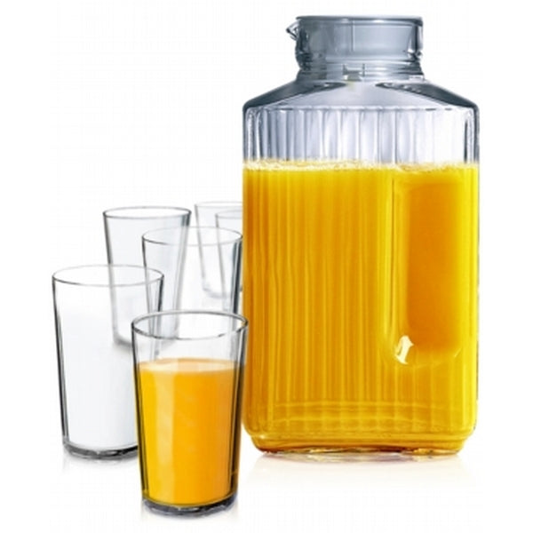 Juice Glassware Jug and Glass Set - Matarow
