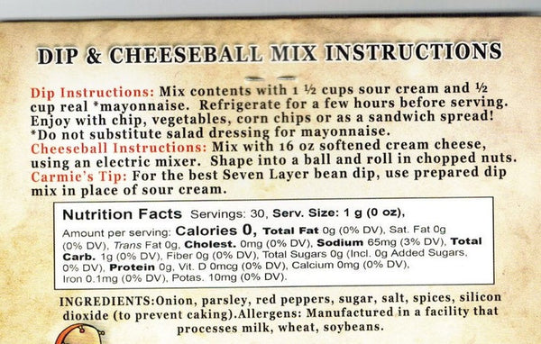 Carmie's Manana Mexican Dip