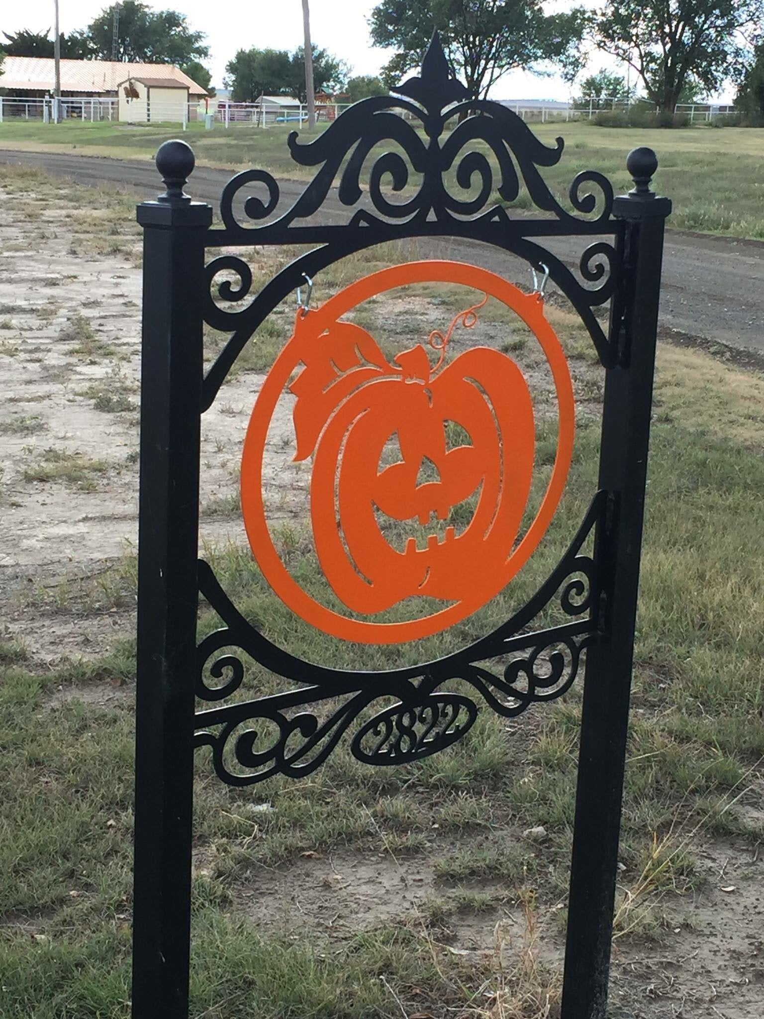Two Post Yard Sign – Steel Grace