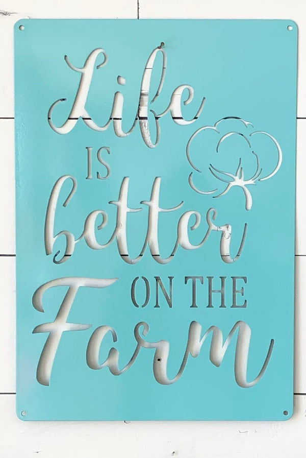 Life Is Better on the Farm Wall Art - Matarow