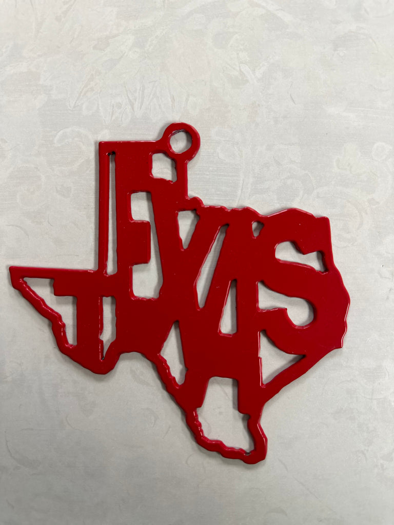 Texas Spelled Ornament