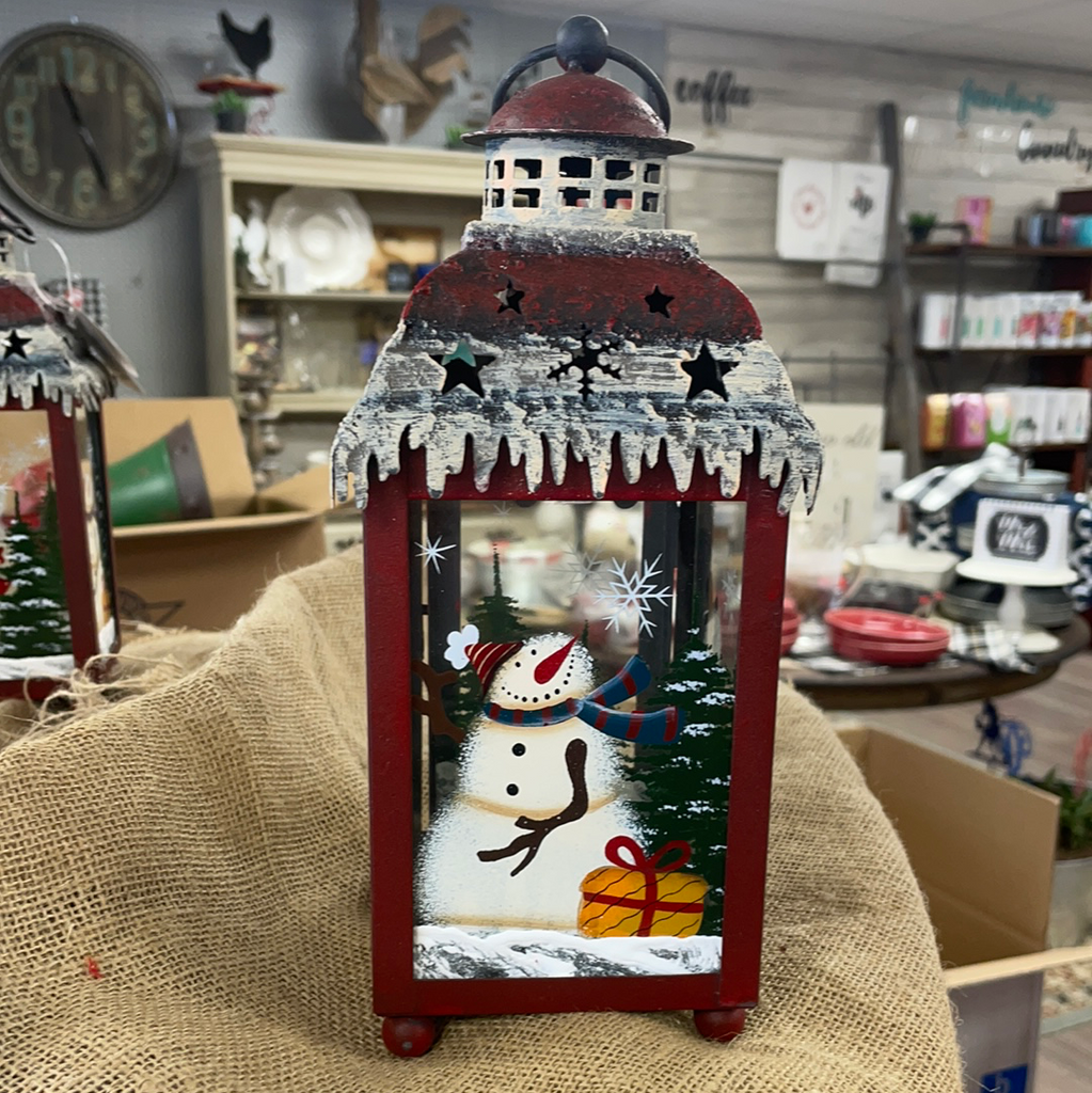 Snowman Lantern