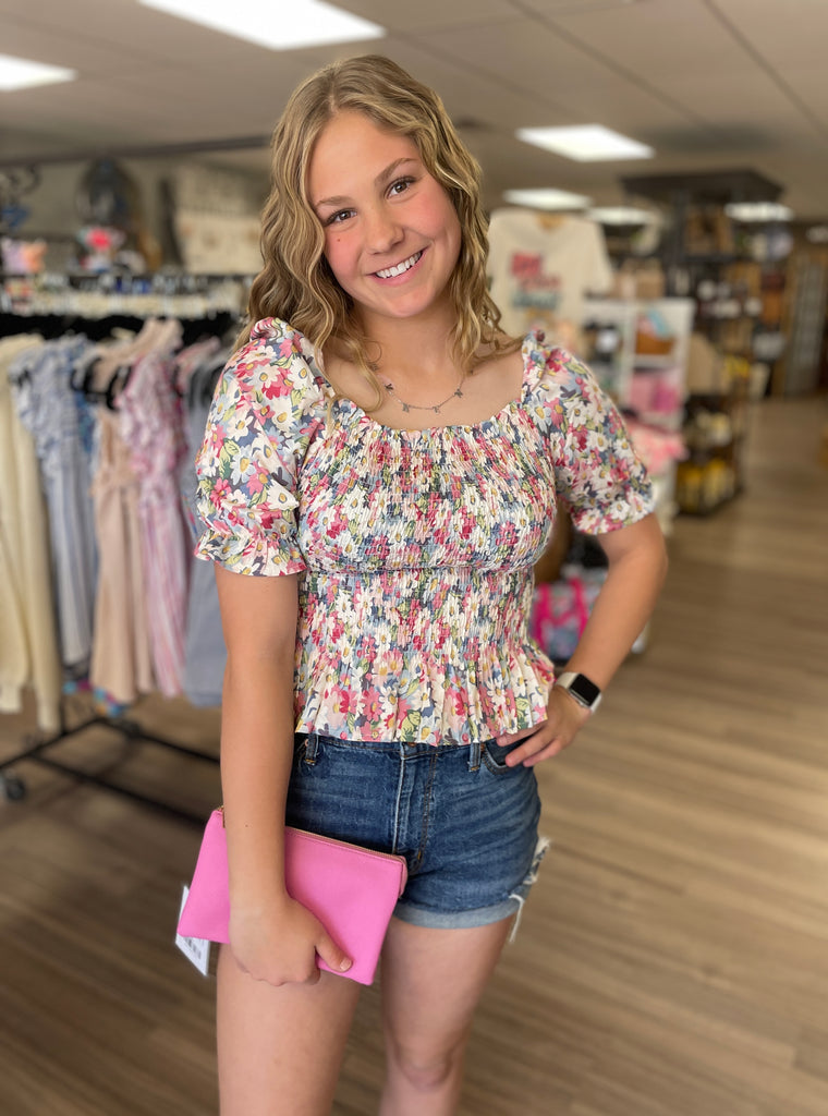 Floral Crop Top