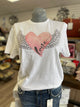 Love Heart with Wings and Crystal Embellishments