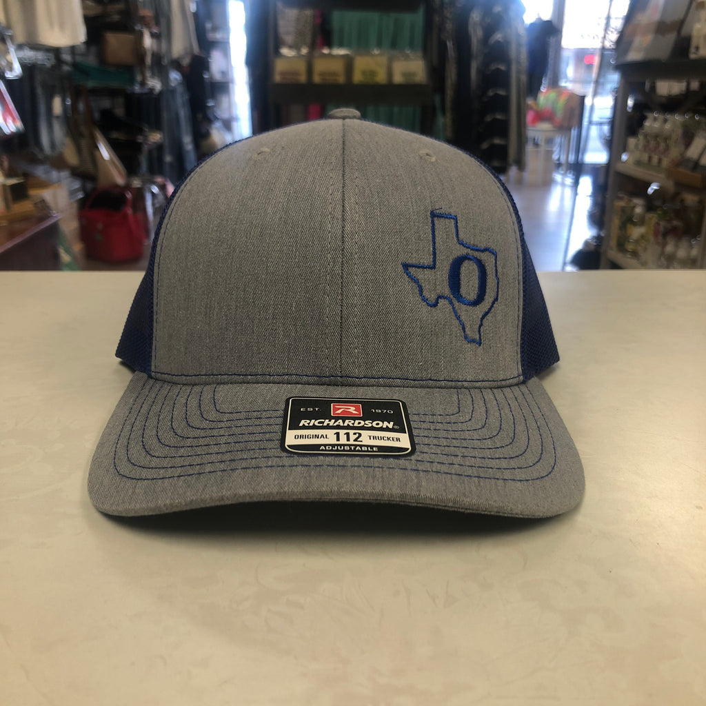Royal Blue Texas Olton O Richardson Caps