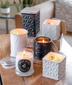 Pottery Candle - Black Collection - See Scents