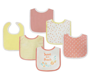 Modern Baby Drooler Bibs  - 6 pack