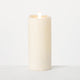 Textured FROSTED CANDLE PILLAR 7"