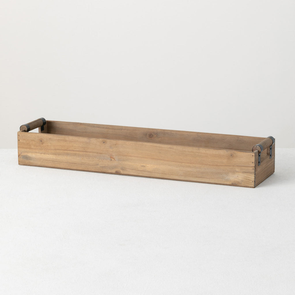 WOODEN TABLE CONTAINER