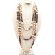 Layered Turquoise Stone Necklace with Copper Navajo Beads