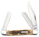Case Amber Bone Peach Seed Jig Stockman No. 00128 - Matarow
