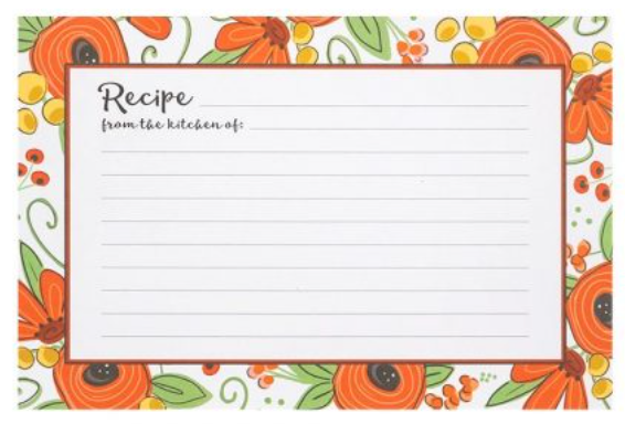 Recipe Cards