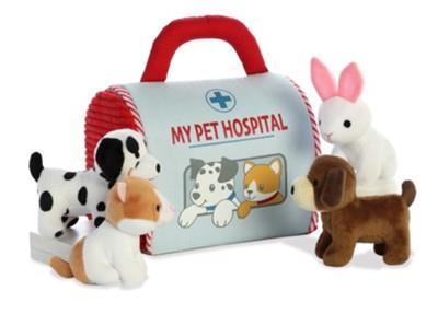 My Pet Hospital Plush Animals Playset by Aurora