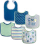 Modern Baby Drooler Bibs  - 6 pack