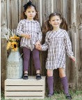 Kingsley Plaid Button Back Dress