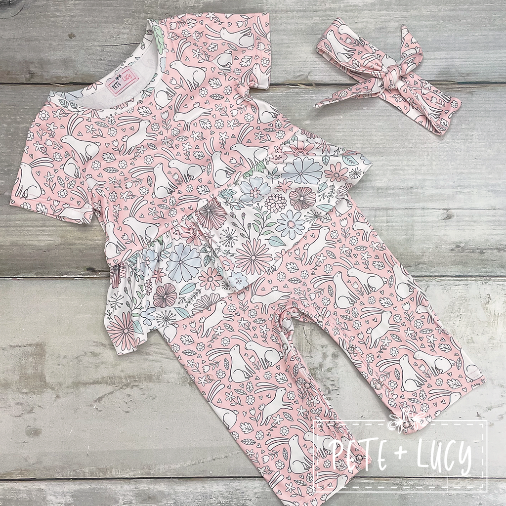 Bunny Floral Romper