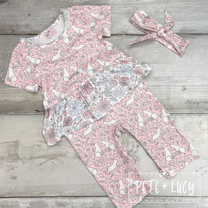 Bunny Floral Romper